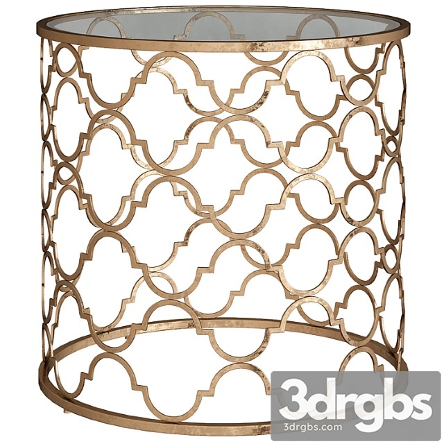 Susie fretwork side table 2 3dsmax Download - thumbnail 1