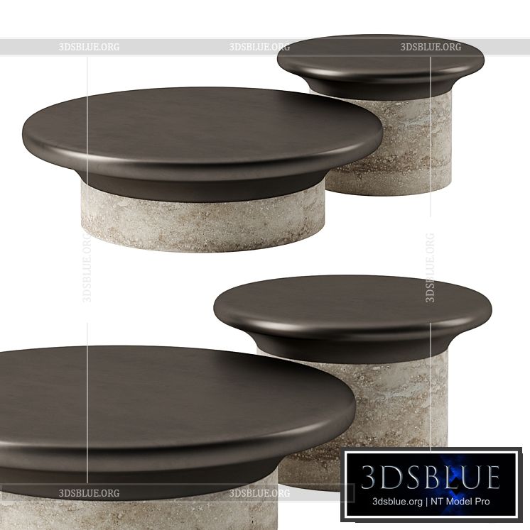 Suspence coffee tables Enne 3DS Max - thumbnail 3