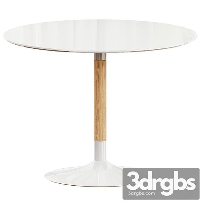 Swirl round dining table - thumbnail 1