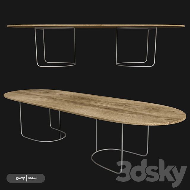 Tabisso Villa Table 3DSMax File - thumbnail 1