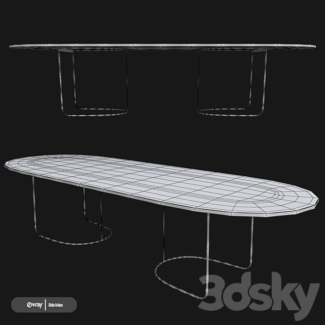 Tabisso Villa Table 3DSMax File - thumbnail 2