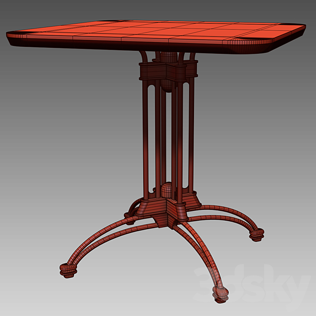 Table 3DS Max Model - thumbnail 5