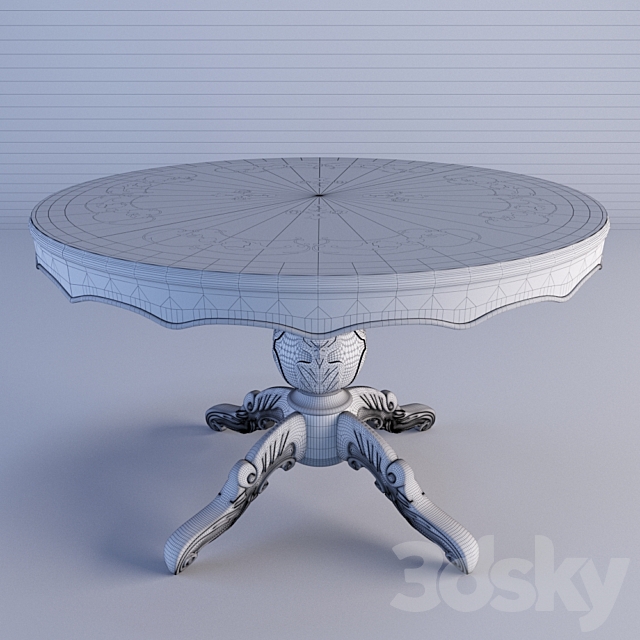 Table 3DSMax File - thumbnail 3