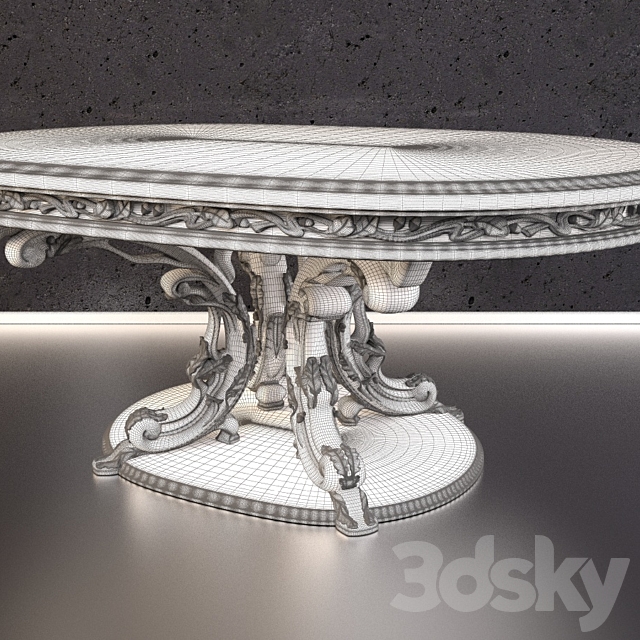 Table _ modern _ 3DS Max Model - thumbnail 2