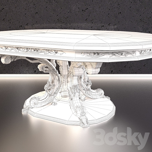 Table _ modern _ 3DS Max Model - thumbnail 3