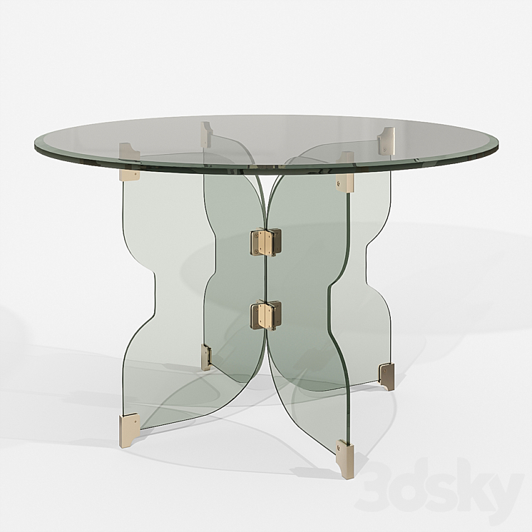 Table All A Flutter Caracole 3DS Max - thumbnail 1