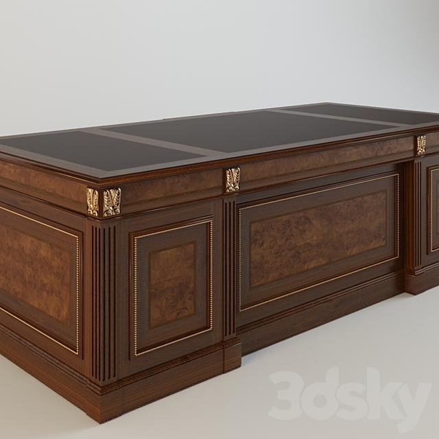 Table Alpuch President 3DS Max Model - thumbnail 2