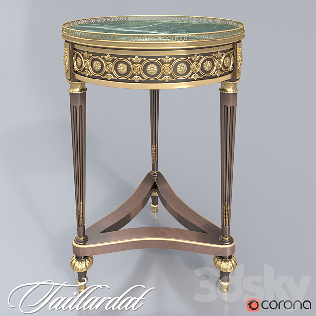 Table Amuary from Taillardat 3DS Max Model - thumbnail 2