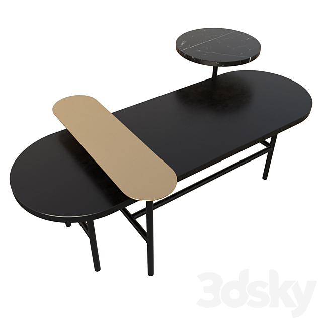 Table Baytos HP Decor 3DS Max Model - thumbnail 2