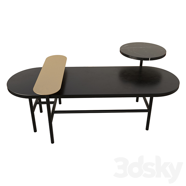 Table Baytos HP Decor 3DS Max Model - thumbnail 3