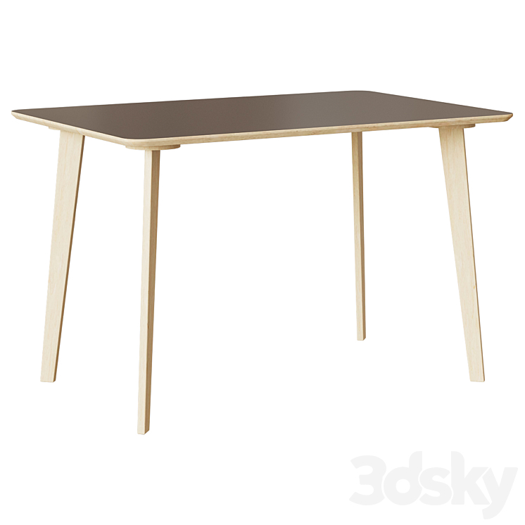 “Table “”breve”” (Studiola) brown plywood 120x75x80 cm. 77818″ 3DS Max Model - thumbnail 3