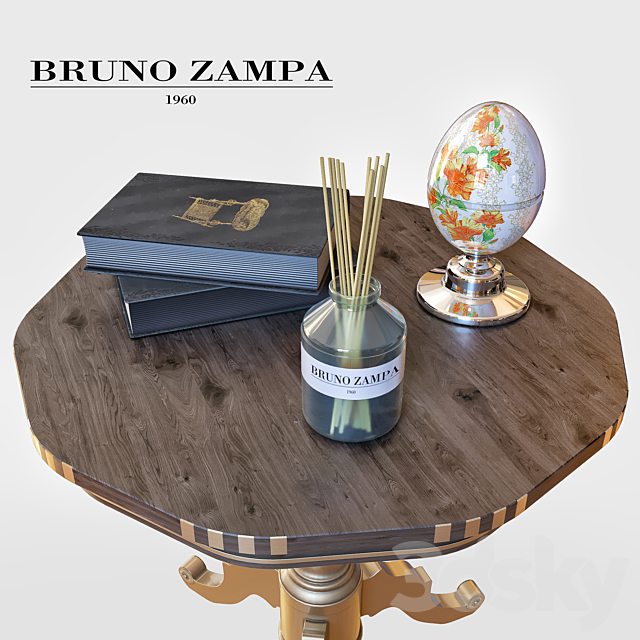 Table Bruno Zampa Venice 3DS Max Model - thumbnail 2