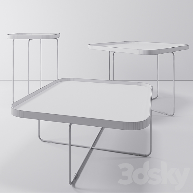 Table by Cattelan Italia model Benny Keramik 3DS Max Model - thumbnail 3