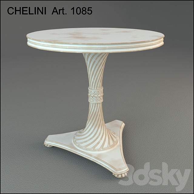 Table Chelini 3DSMax File - thumbnail 1