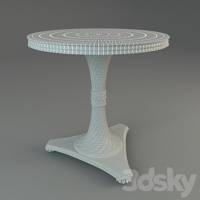 Table Chelini 3DSMax File - thumbnail 2