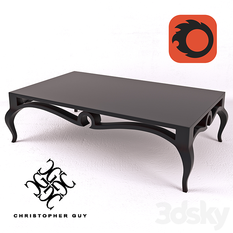 Table Christopher Guy PIAGET 3DS Max - thumbnail 1