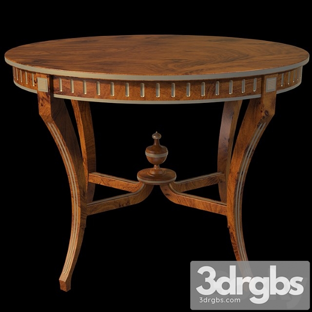 Table classic 2 3dsmax Download - thumbnail 1