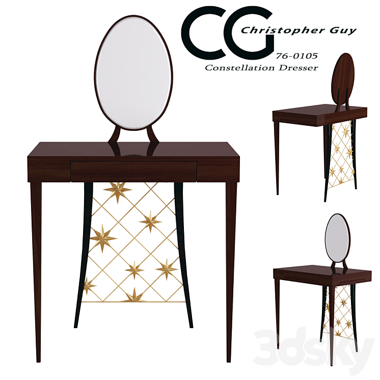 Table Constellation Dresser Christopher Guy 3DS Max - thumbnail 1