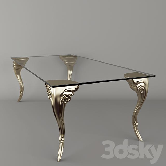 Table Corte Zari Srl ARMONIA 3DS Max Model - thumbnail 3