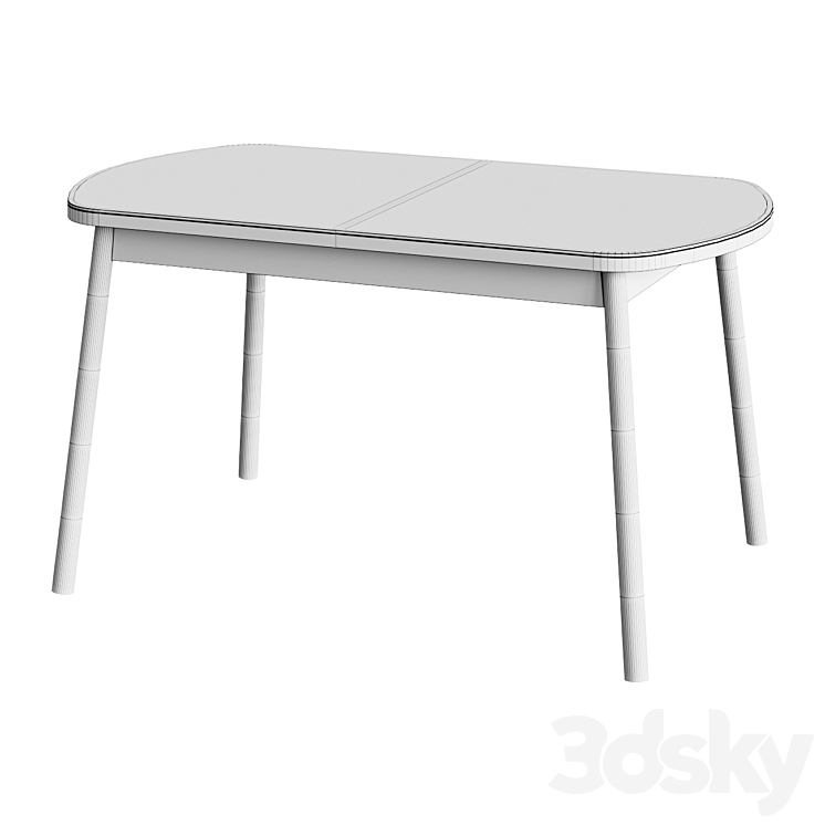 Table Davos #80350505 3DS Max Model - thumbnail 2