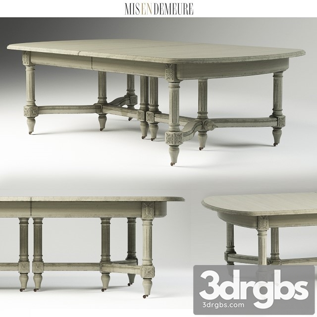 Table De Salle A Manger Figeac 3dsmax Download - thumbnail 1