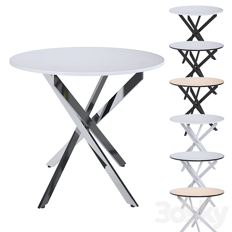 Table Dikline Rs90 3DS Max Model - thumbnail 1