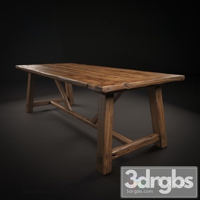 Table Dining Privilege 3dsmax Download - thumbnail 1