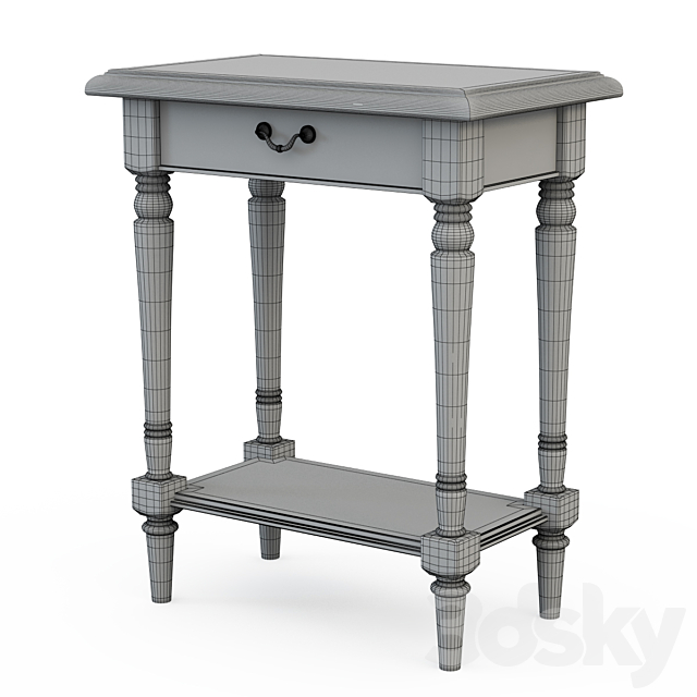 Table E390 Epoca Selva 3DS Max Model - thumbnail 3