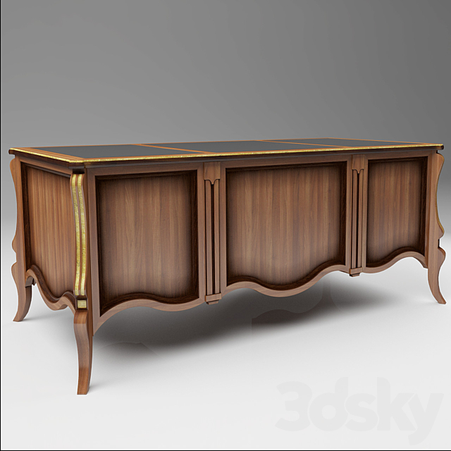 Table for office 3DS Max Model - thumbnail 2