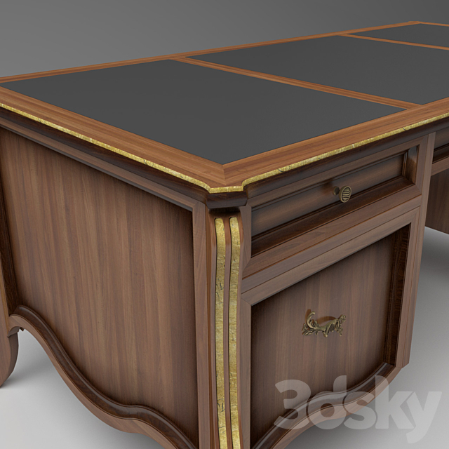 Table for office 3DS Max Model - thumbnail 3