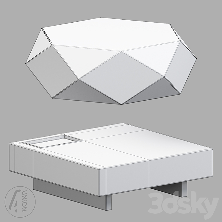 Table GEOMETRIC TBC-0085_Urban TBC-0086 4Union.ru 3DS Max - thumbnail 2