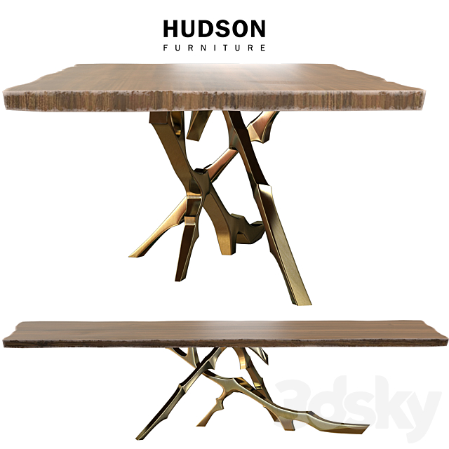 Table GROLIER Hudson 3DSMax File - thumbnail 2