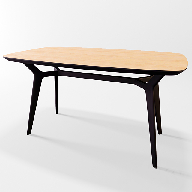 Table “Johann” 3DSMax File - thumbnail 2