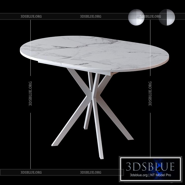 Table KENNEL b1300 3DS Max - thumbnail 3