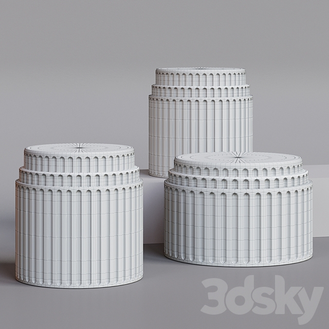 Table Kolos Miniforms 3DSMax File - thumbnail 3