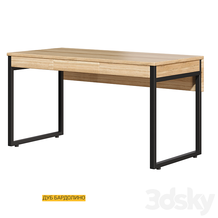 TABLE Linda by ZAMM 3DS Max Model - thumbnail 2