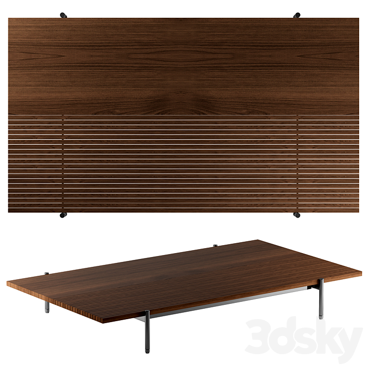 table Minotti Superquadra 2021 collection 3DS Max - thumbnail 2