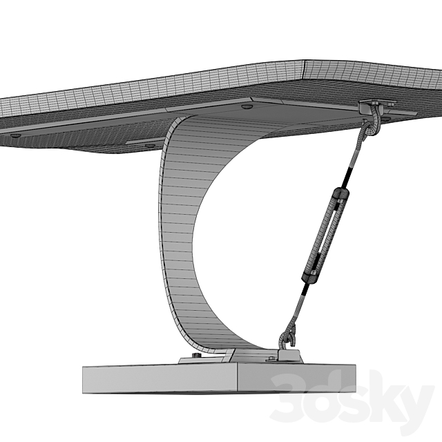 Table NZ1 3DSMax File - thumbnail 3