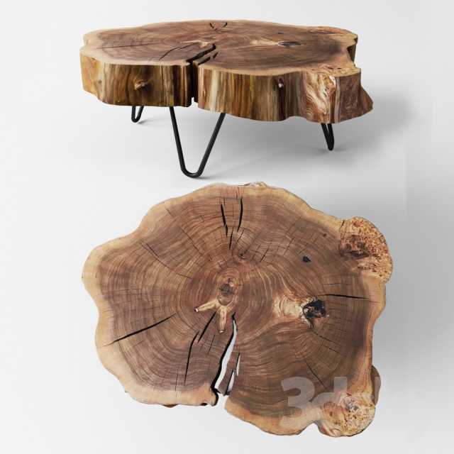 table of elm 3DS Max - thumbnail 3