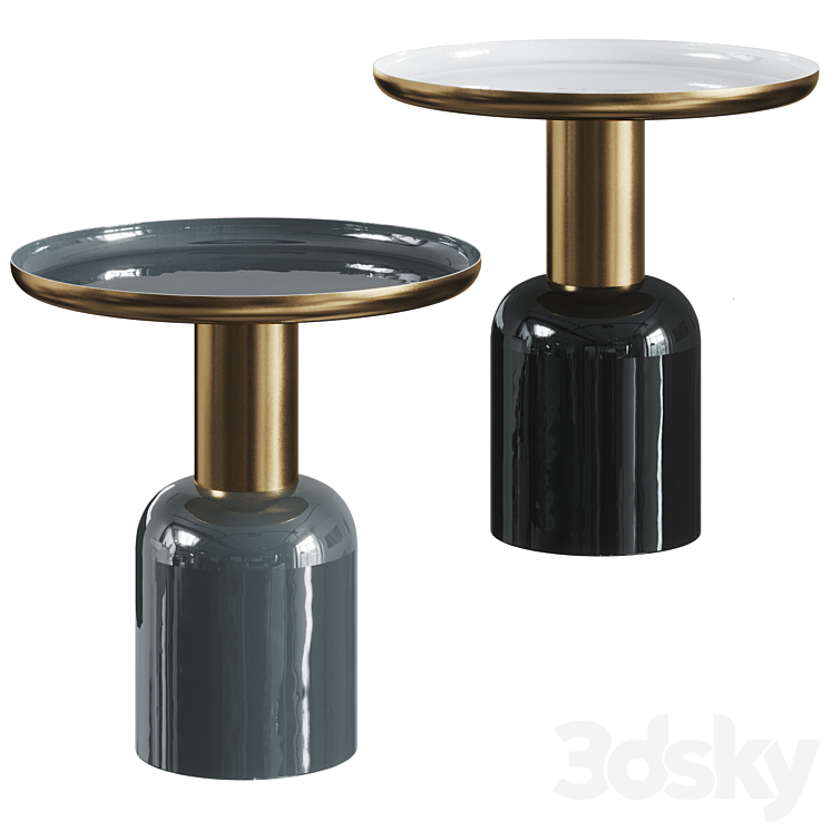 Table Philippa Beistelltisch 3DS Max Model - thumbnail 2