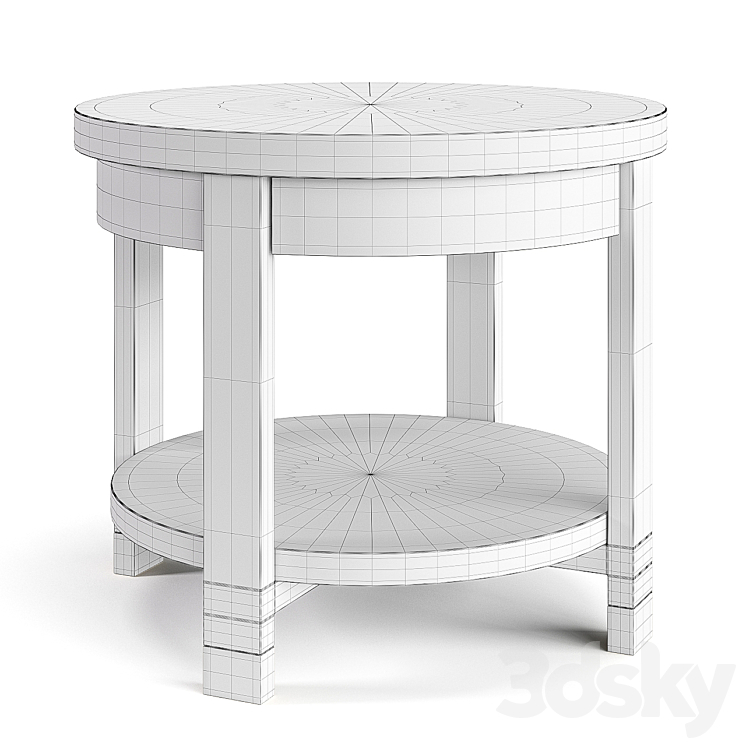 Table Plaid Well With Others Caracole 3DS Max - thumbnail 2