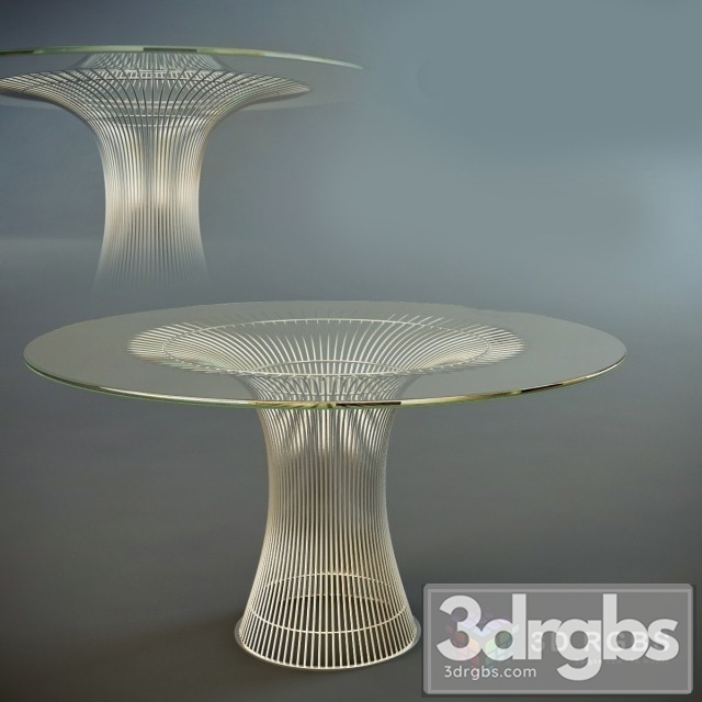 Table Platner 3dsmax Download - thumbnail 1