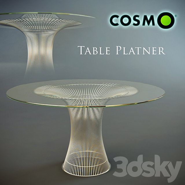 Table Platner 3DSMax File - thumbnail 1