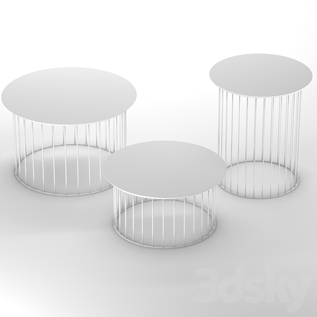 Table set 3DSMax File - thumbnail 2