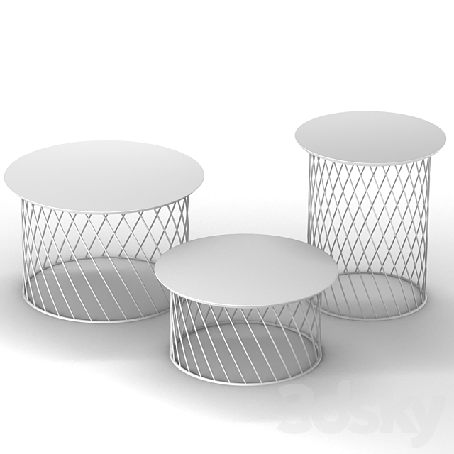 Table set 3DSMax File - thumbnail 2