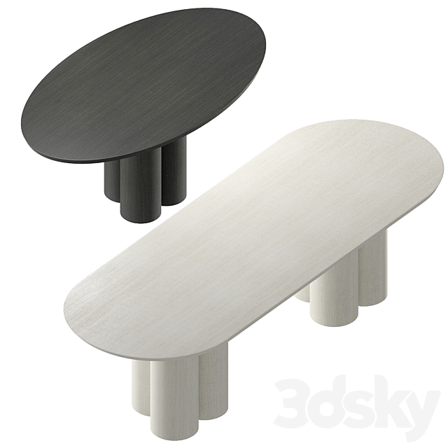 table set cazarina 3DS Max Model - thumbnail 2