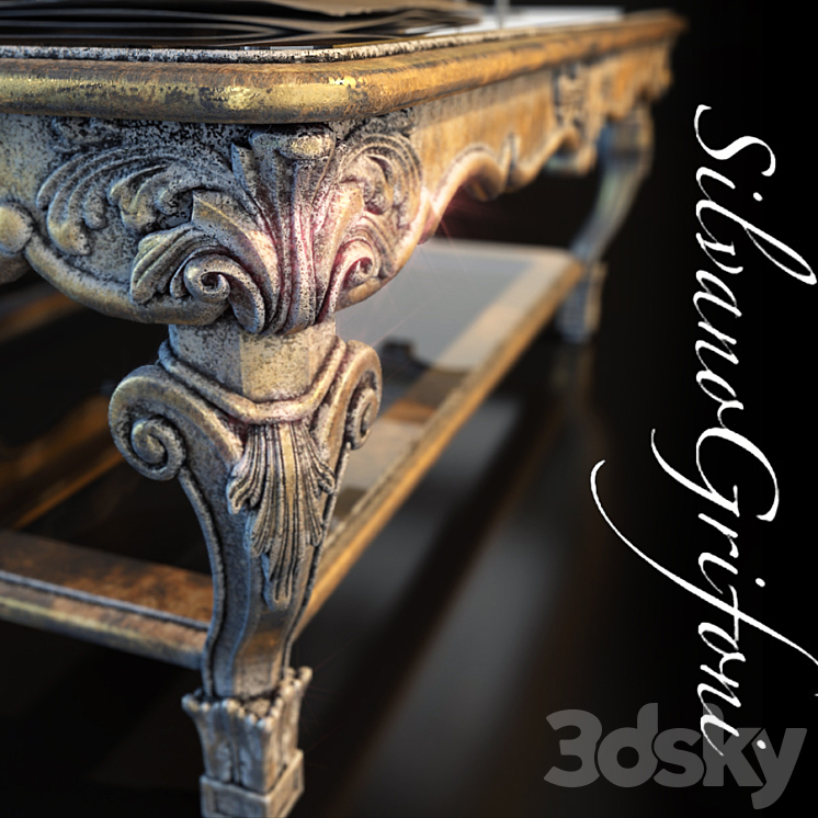 Table Silvano Grifoni 3DS Max - thumbnail 2