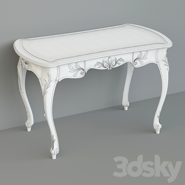 Table Silvano Grifoni 3DS Max Model - thumbnail 2