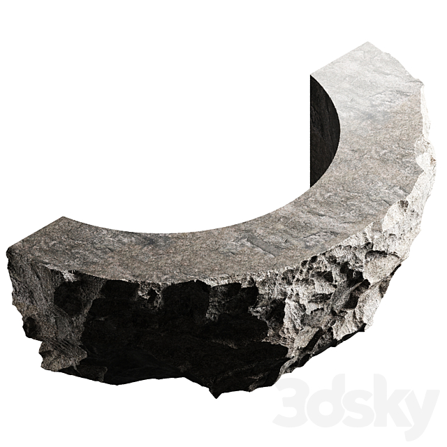 table stone13 3ds Max - thumbnail 2