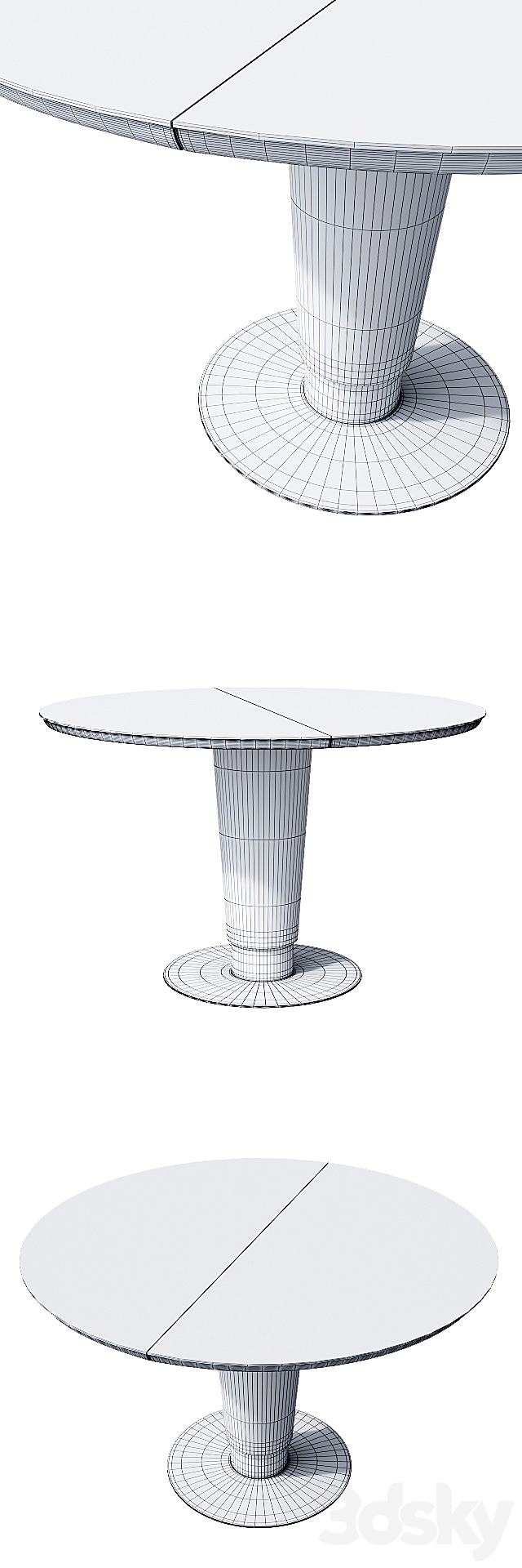 Table STUART 3DSMax File - thumbnail 3